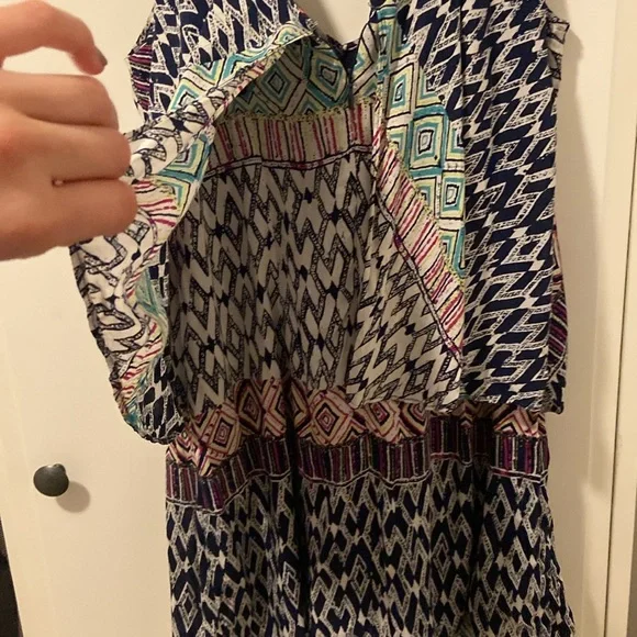 Anthropologie colorful sleeveless dress - Picture 6 of 6